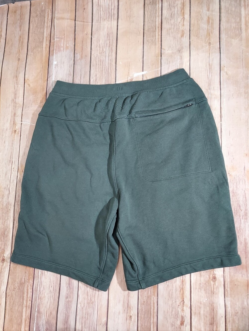 Lululemon Men's Relaxed Fit French Terry Shorts Green 9" Medium - Picture 4 of 14